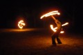 Travel photography fire twirling